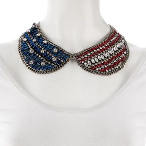 Dannijo liberty bib statement necklace
